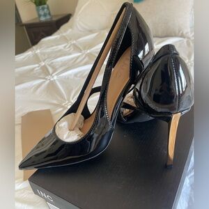 INC International Concepts Black Patent Heels - step out in style